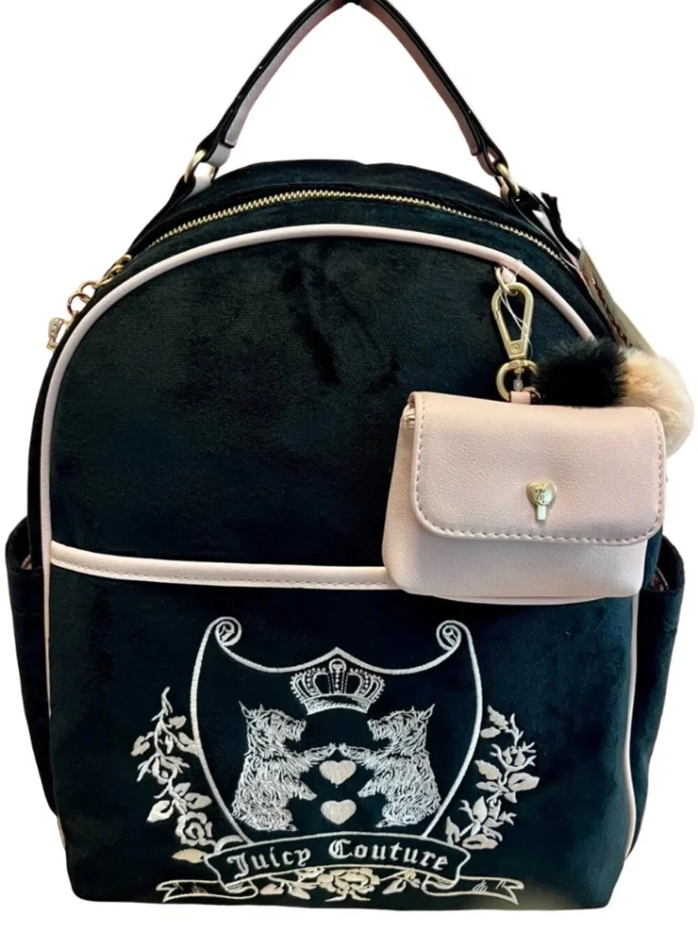 Juicy Couture NEW LOVE CHAPTER Large Backpack Black